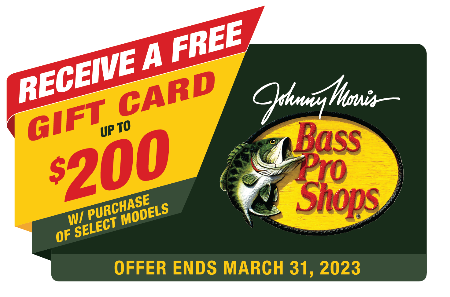 Free Gift card up to $200 with purchase