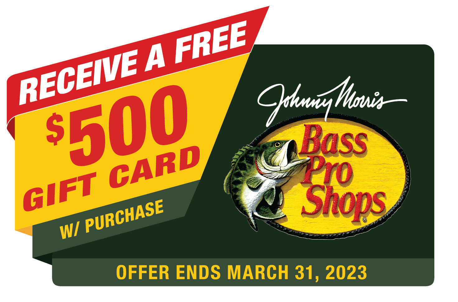 $500 BPS and Cabela's Gift Card